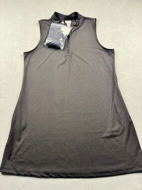 Tommy Bahama 2pc Golf Dress And Shorts XL Black NEW Activewear Pickleball UPF 50